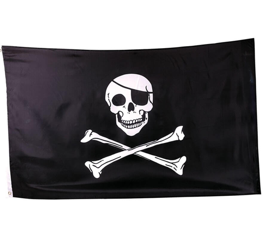 Bandeira Pirata De 150x91 Cm