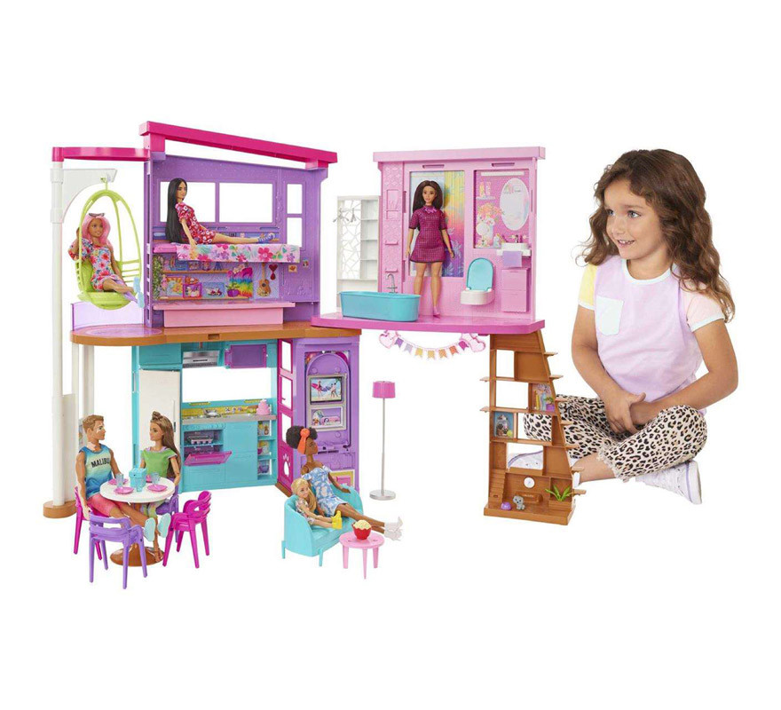 Barbie Casa Malibú 2022 con más de 30 accesorios