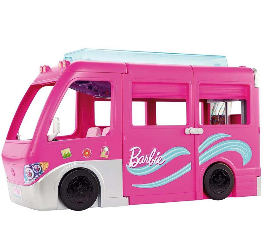 Barbie Supercaravana Dreamcamper 2022 con accesorios