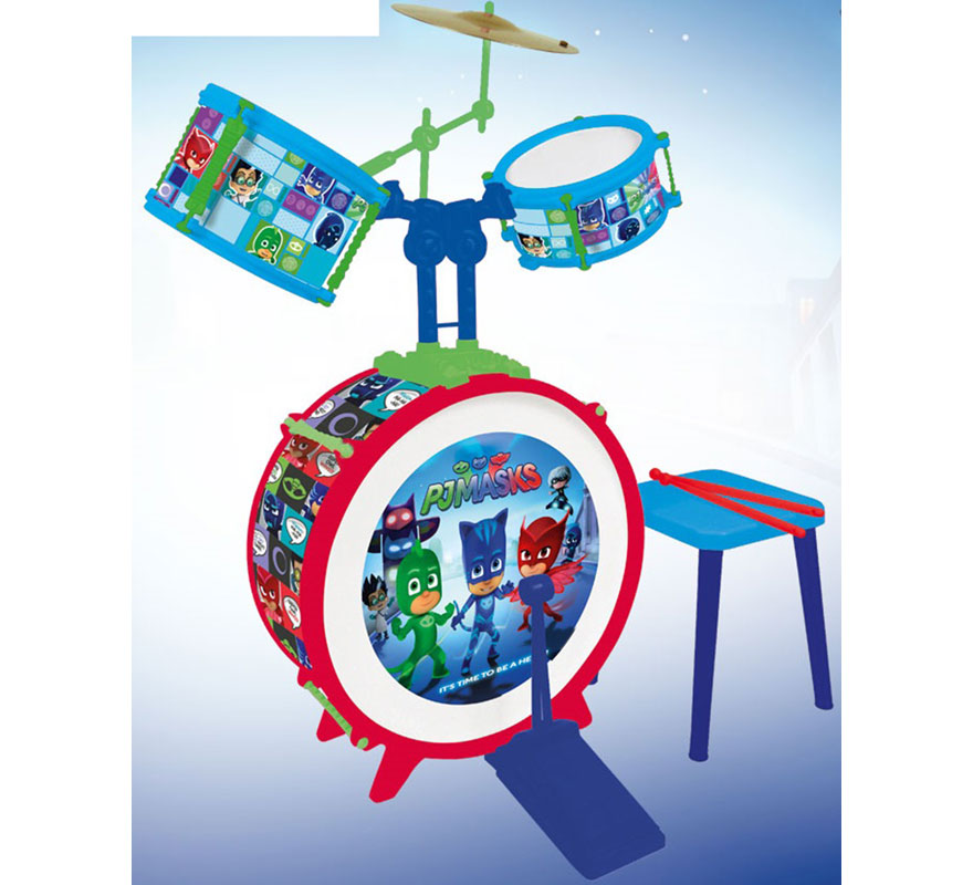 Batería PJ Masks con Banqueta