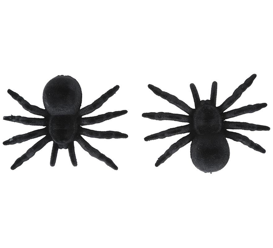 Blister pack of 2 10cm spiders