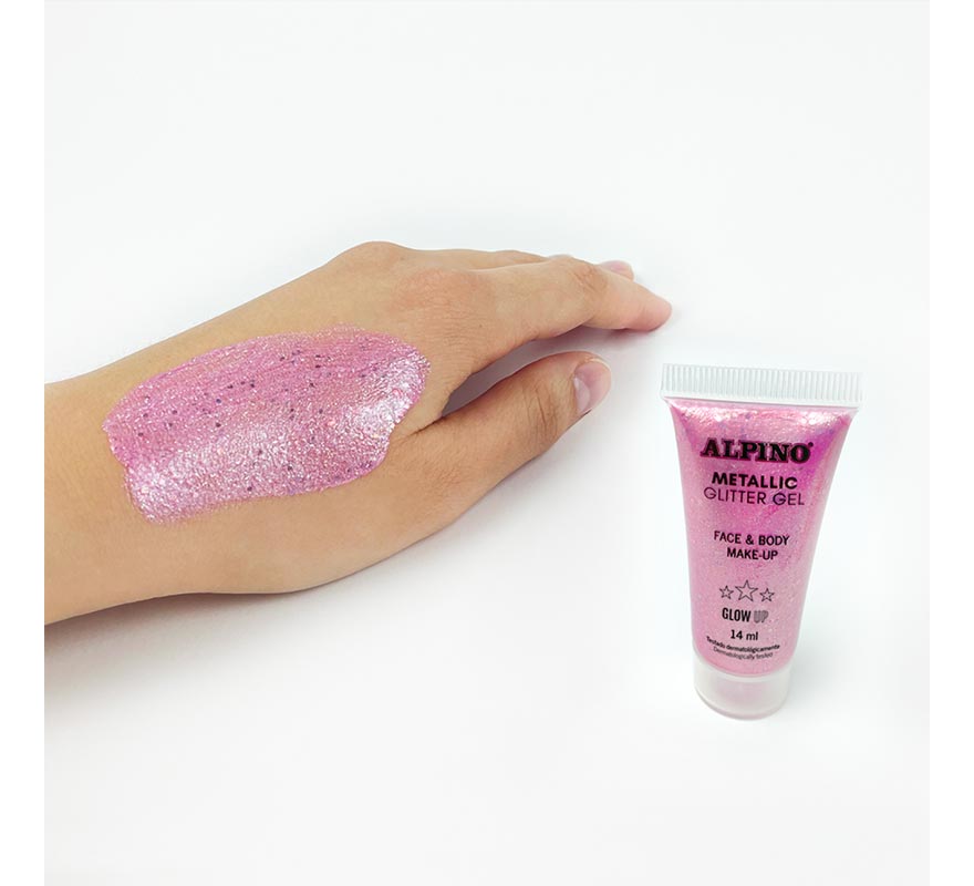 Blister de Gel Glitter Metálico 14 ml em várias cores