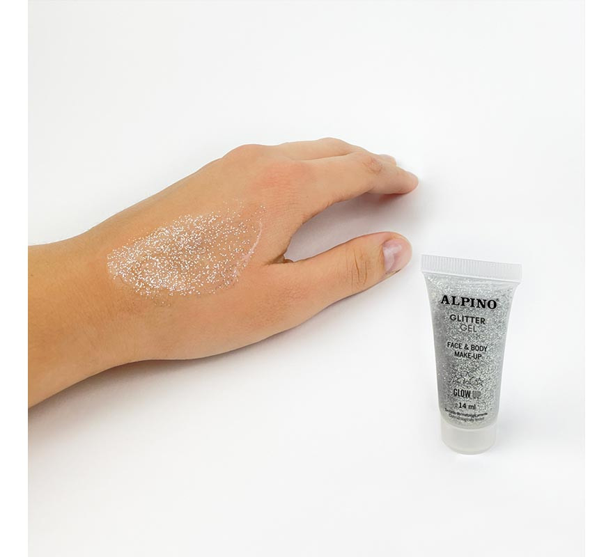 Blister de Gel Glitter Transparente 14 ml em várias cores