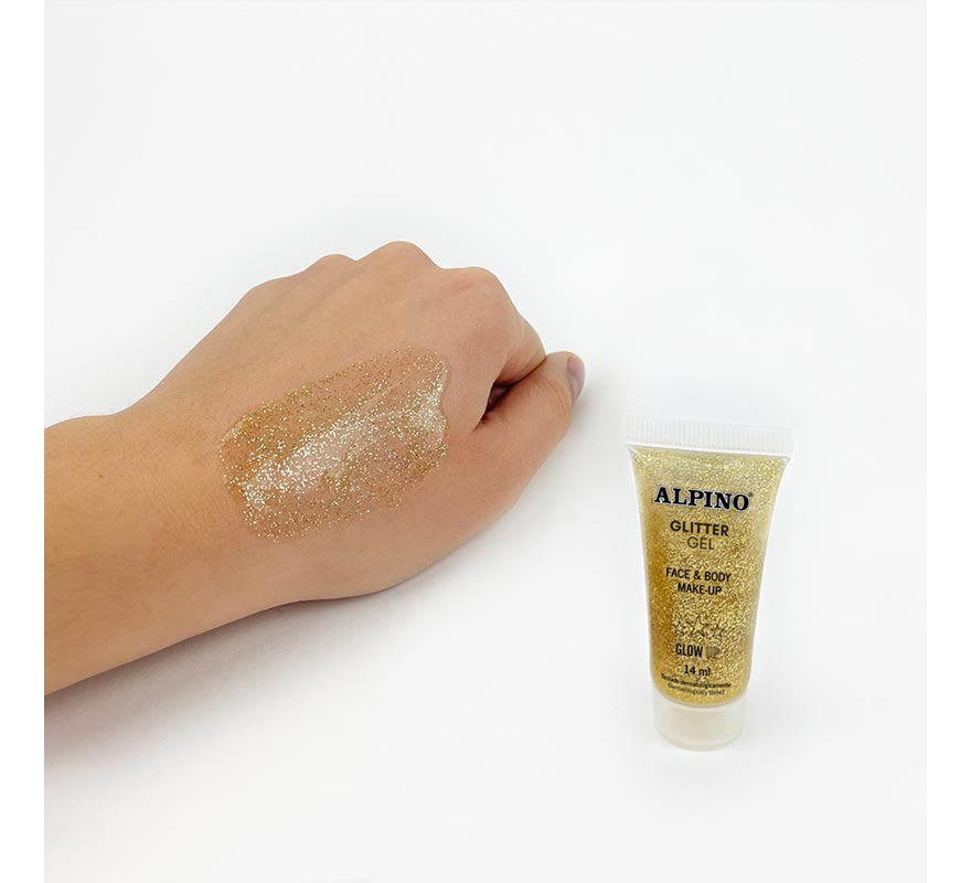 Blister de Gel Glitter Transparente 14 ml em várias cores