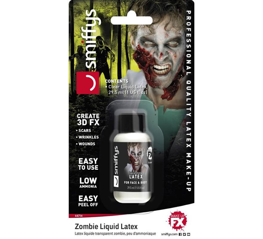 Blister de Látex liquido blanco para Zombie de 28 ml. 