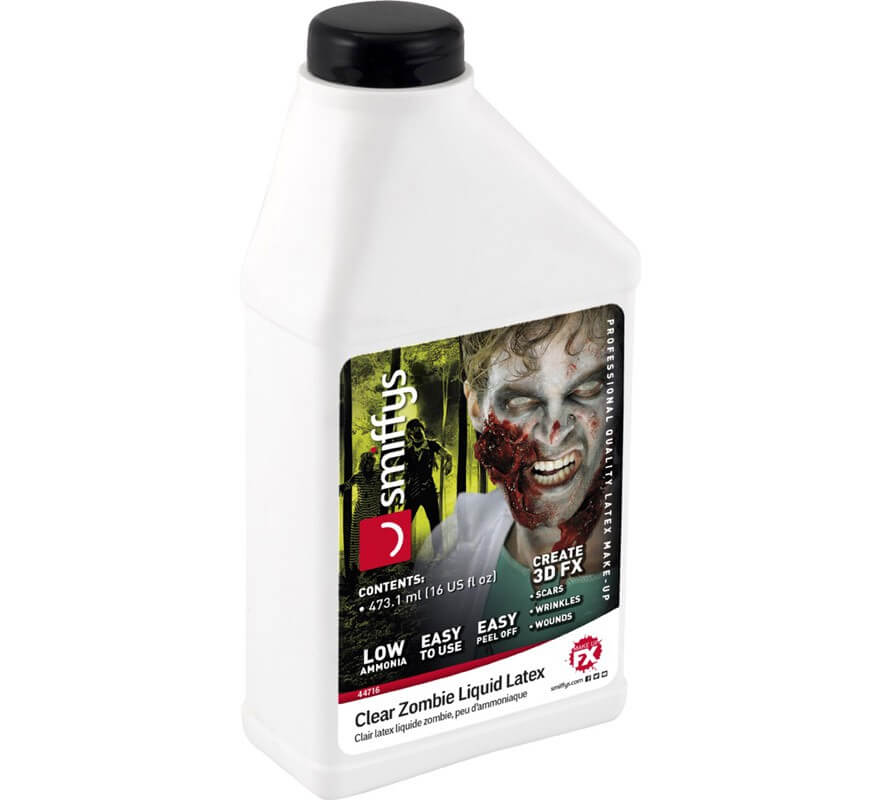 Botella de Látex liquido blanco para Zombie de 455 ml.