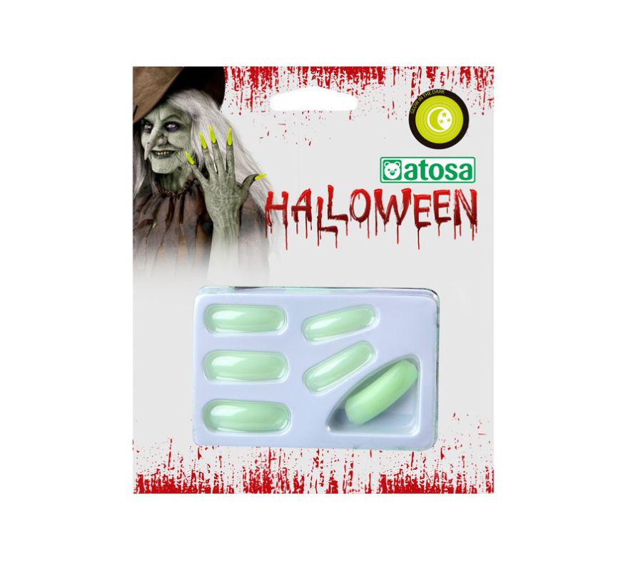 Blister de unhas compridas para o Halloween em 3 cores