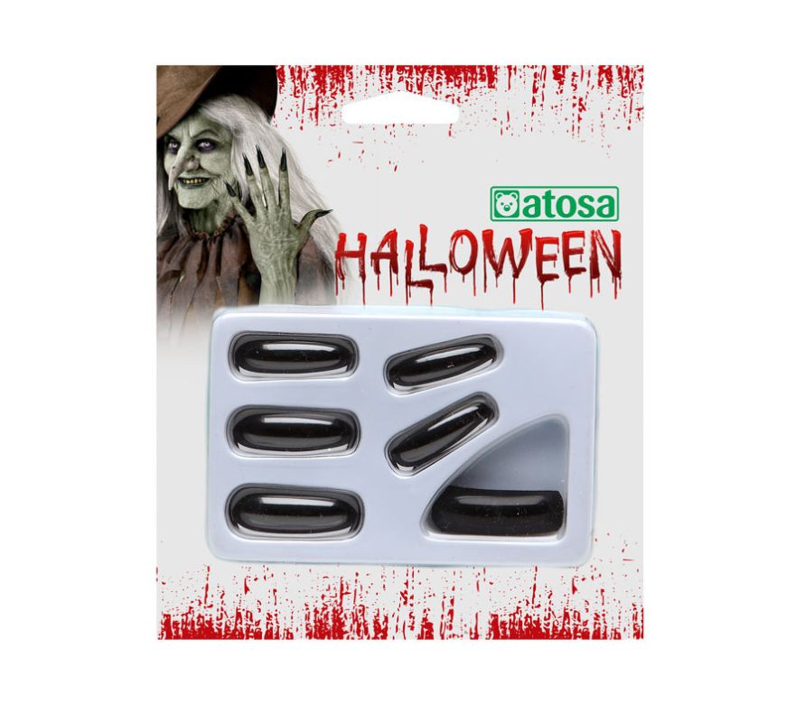Blister de unhas compridas para o Halloween em 3 cores