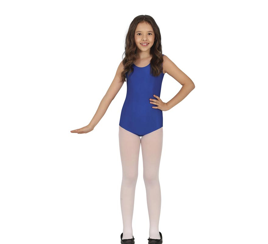 Blue sleeveless bodysuit or jersey for children