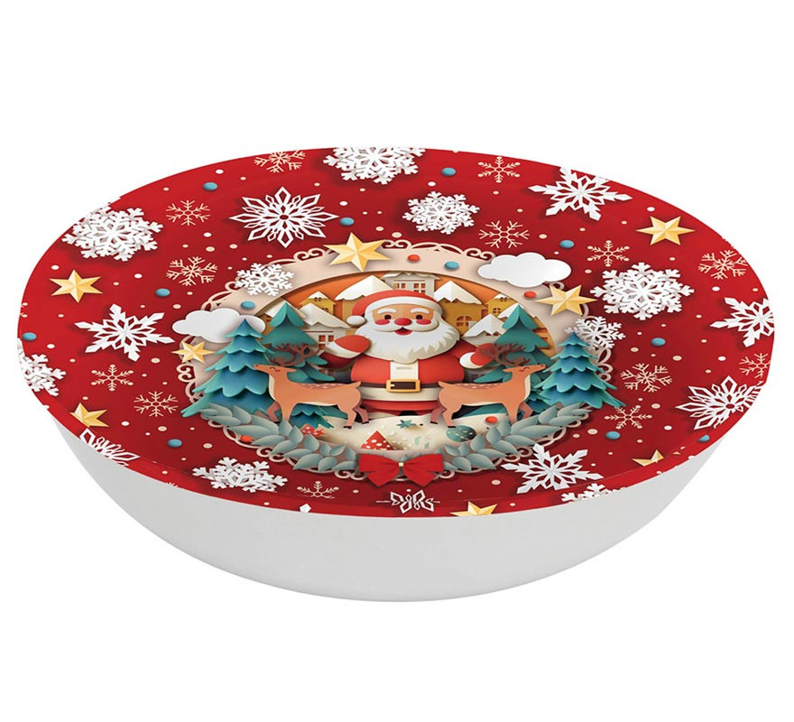 32cm PVC Santa Claus Bowl