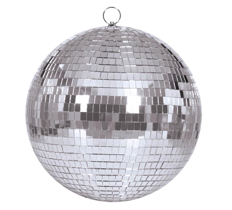 10 cm 70's Silver Disco Mirror Ball