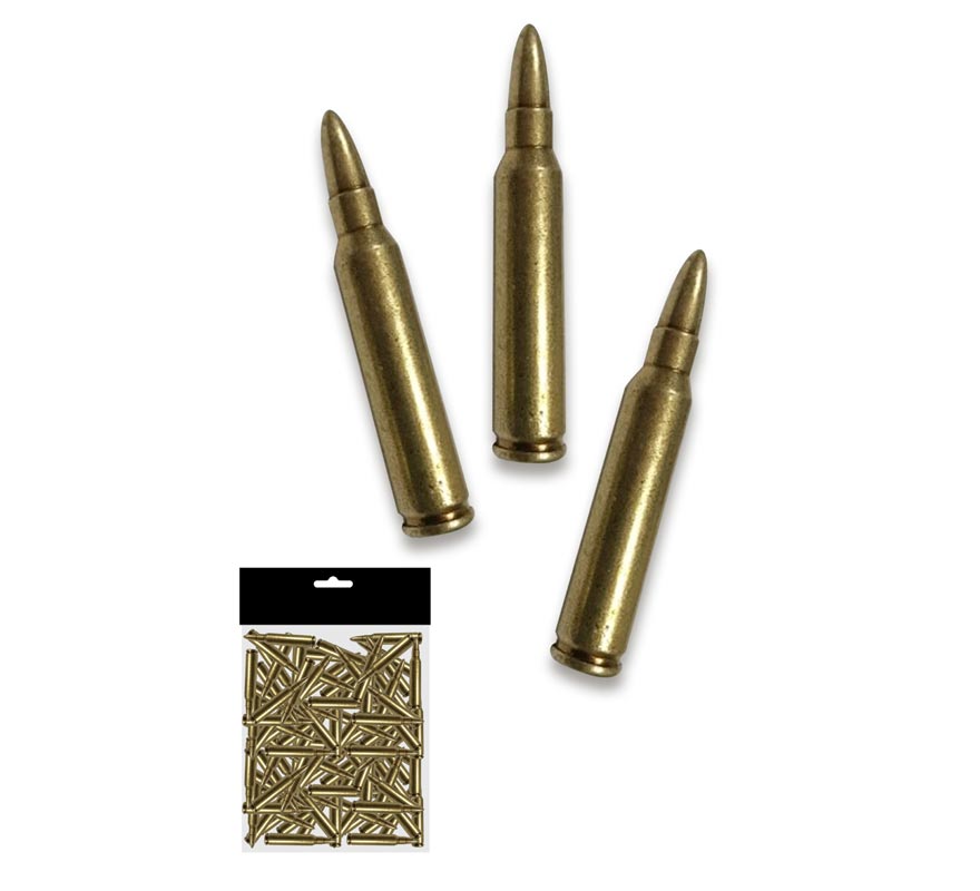 Bag of 25 gold bullets