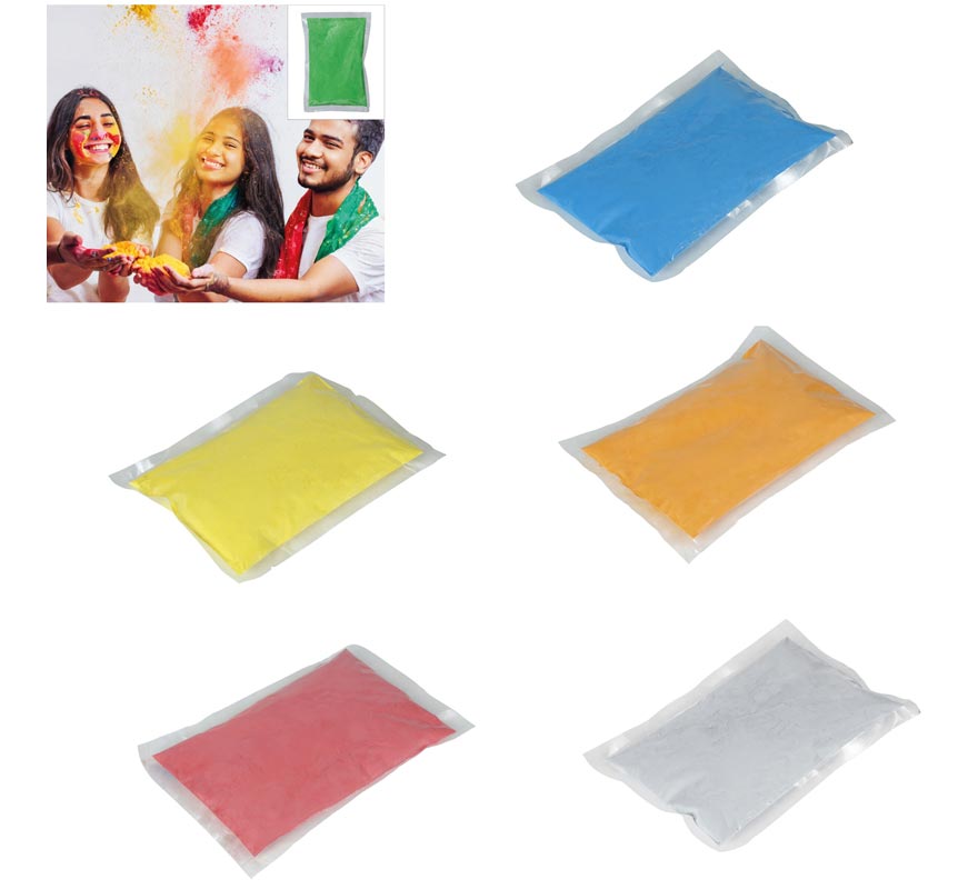 Sachet de poudre de course colorée en différentes couleurs de 200 gr