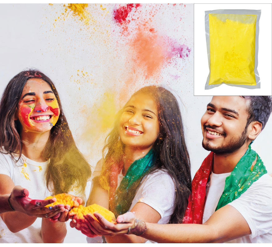 Bolsa de Polvo Carreras de colores en varios colores de 200 gr