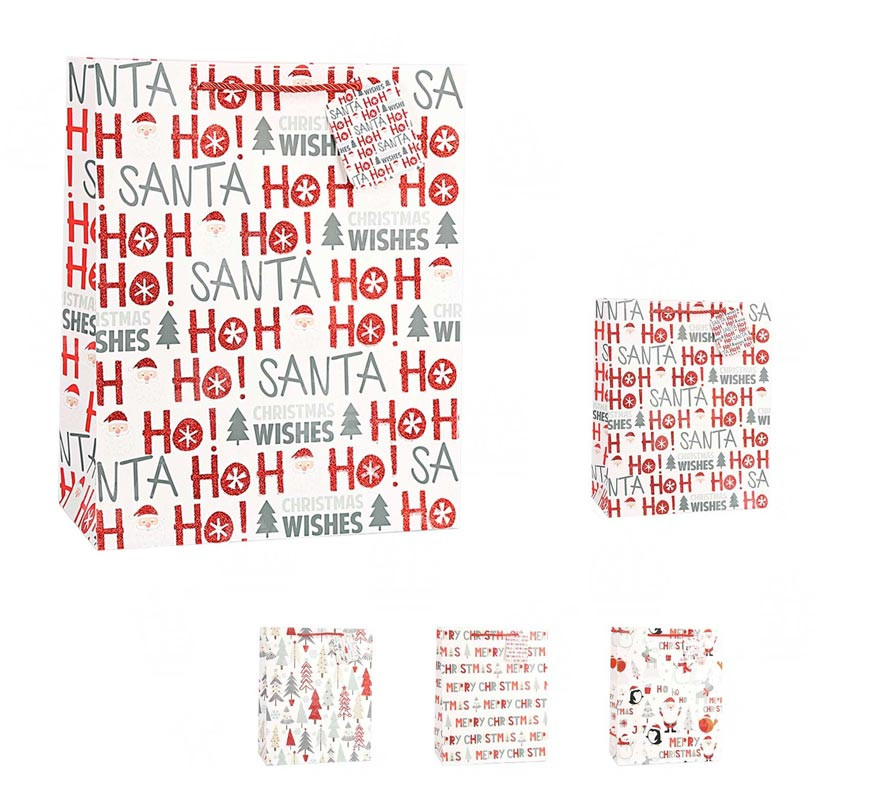 Weihnachtsgeschenktüte _ Ho Santa 32X26X12,5