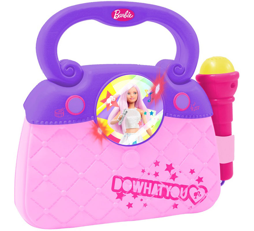 Bolso Barbie con Luces, Ritmos y Micrófono