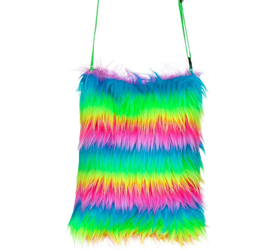 Rainbow Plush Bag