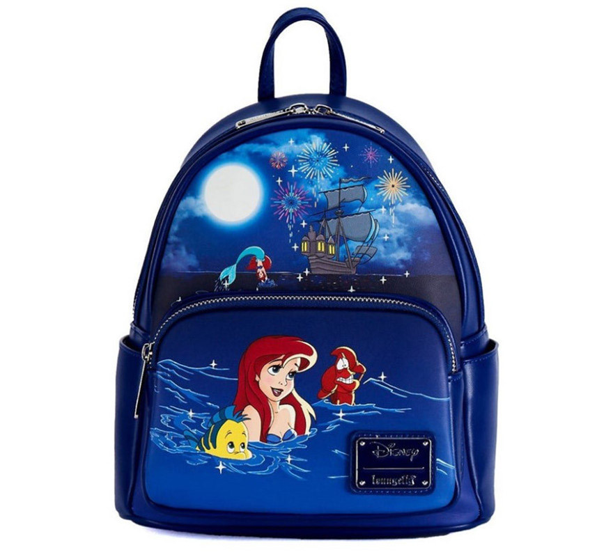 Loungefly Ariel The Little Mermaid Fireworks Backpack Bag