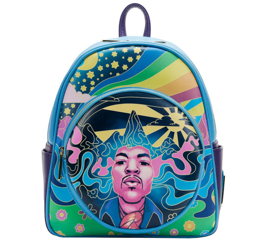 Bolsa Mochila Loungefly Jimi Hendrix Psicodélica