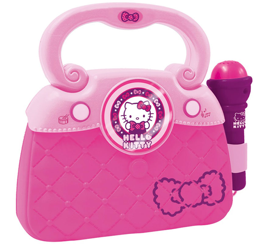 Bolso rosa con Micrófono MP3 Hello Kitty