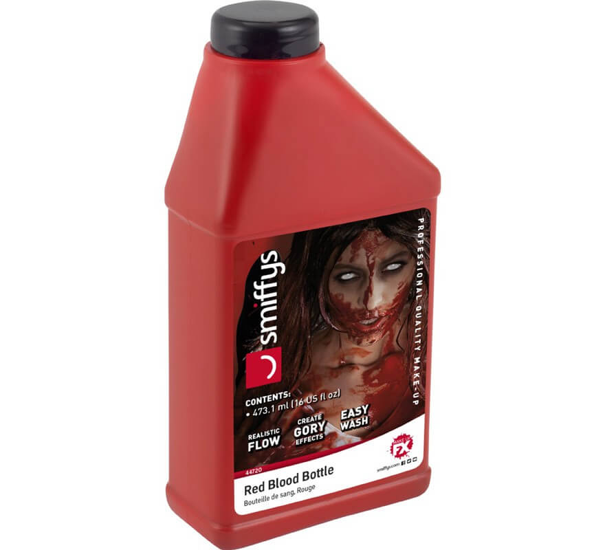 Botella de Sangre roja para Zombie de 473,1 ml.