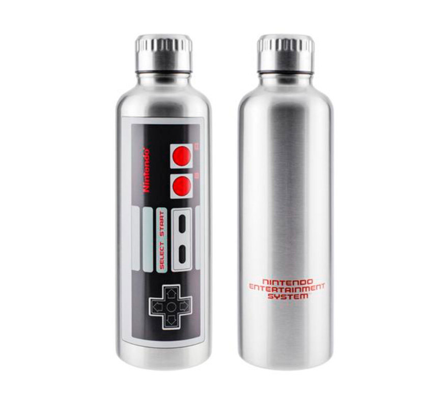 NES controller metal bottle