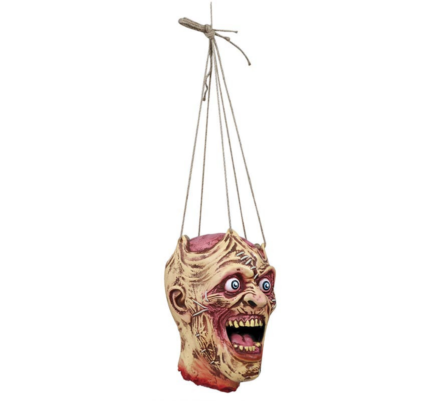 Zombie Head Latex Pendant 28 cm