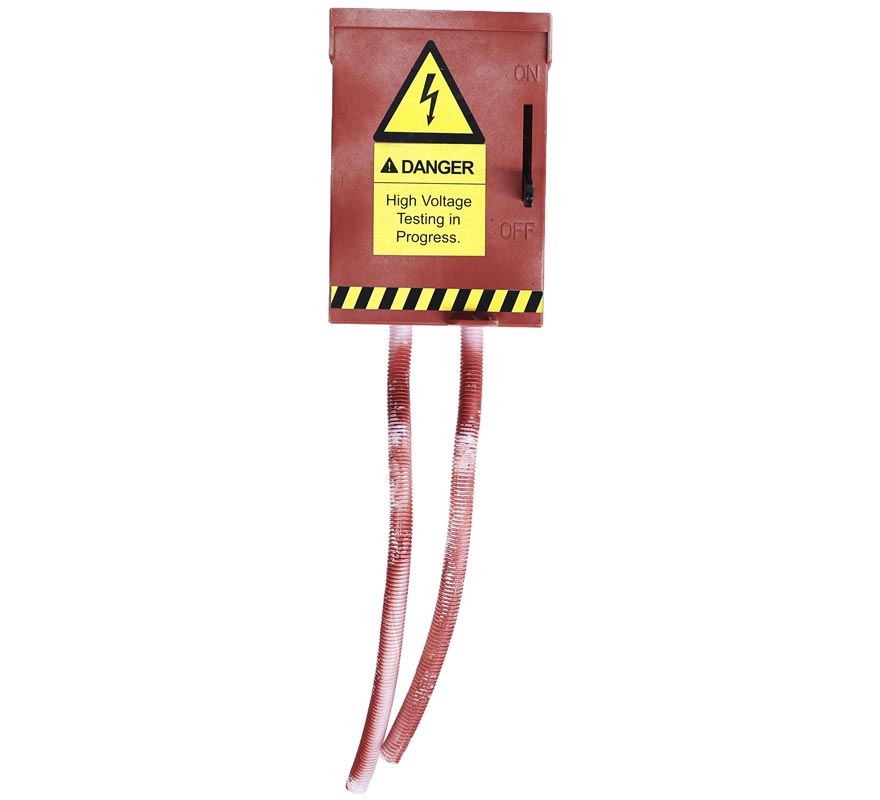 High Voltage Box with Light, Sound and Movement 27x10x55
