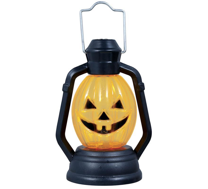 Box of 12 Pumpkin Lanterns with 10 cm light