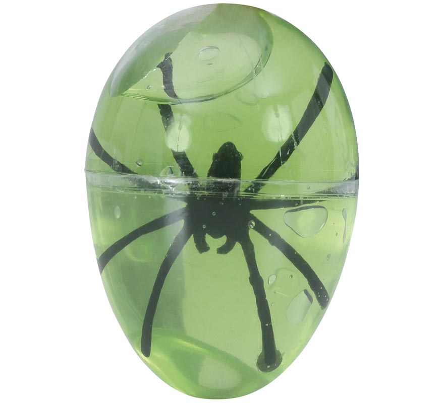 Caixa com 12 Ovos de Aranha com Gel 6 cm Caixa com 12 Ovos de Aranha com Gel 6 cm