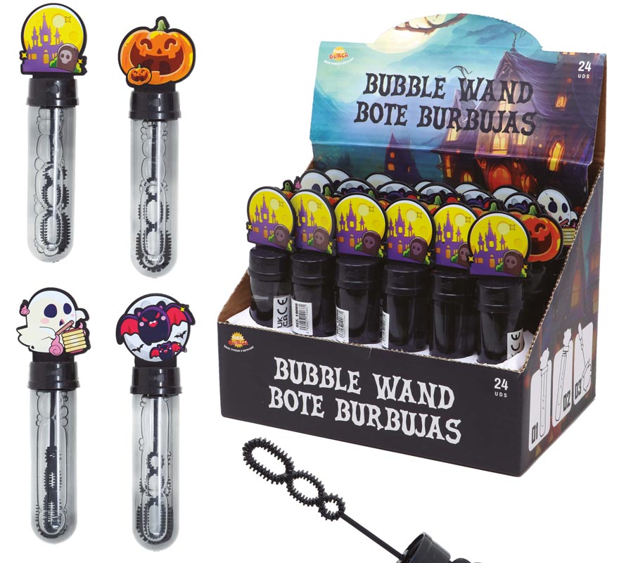 14cm Halloween Bubble Can assorted models