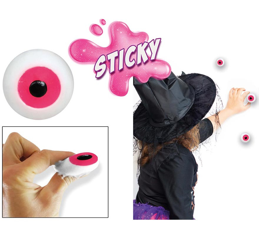Caixa de 48 bolas de borracha para os olhos 2 cm