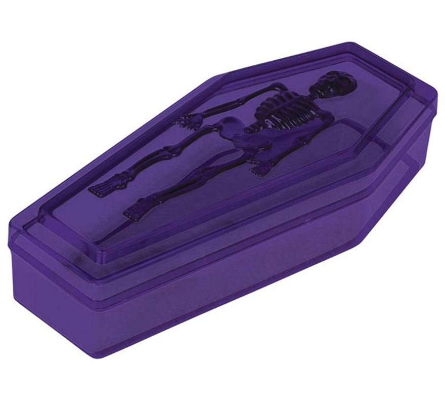 Lilac Coffin Box 19x9 cm