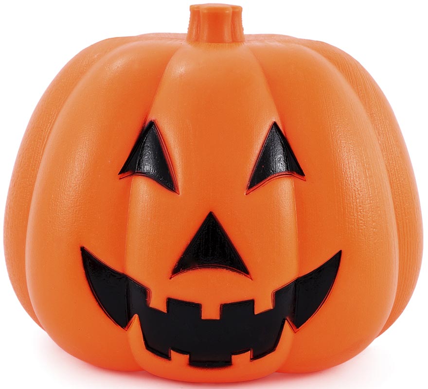 Pumpkin with Light and Sound 18x17.5 cm