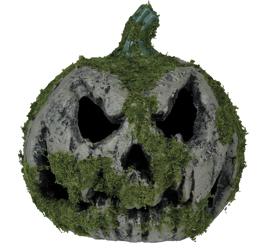 Pumpkin with Moss and Light 20 cm