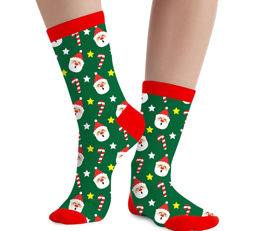 Adult Santa Claus Christmas Socks