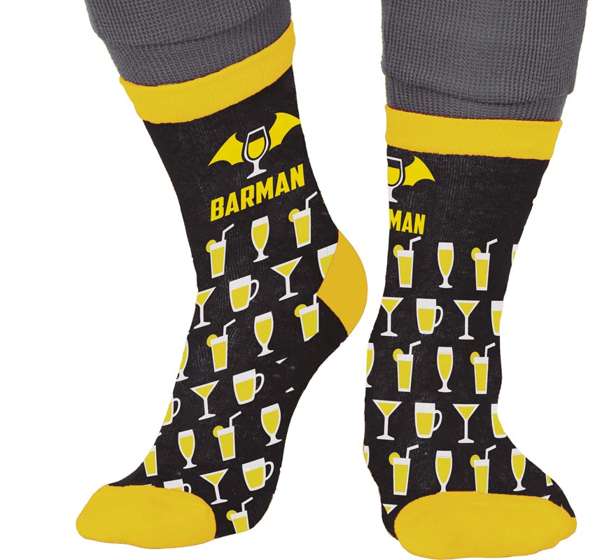 Calcetines negros Barman para adultos