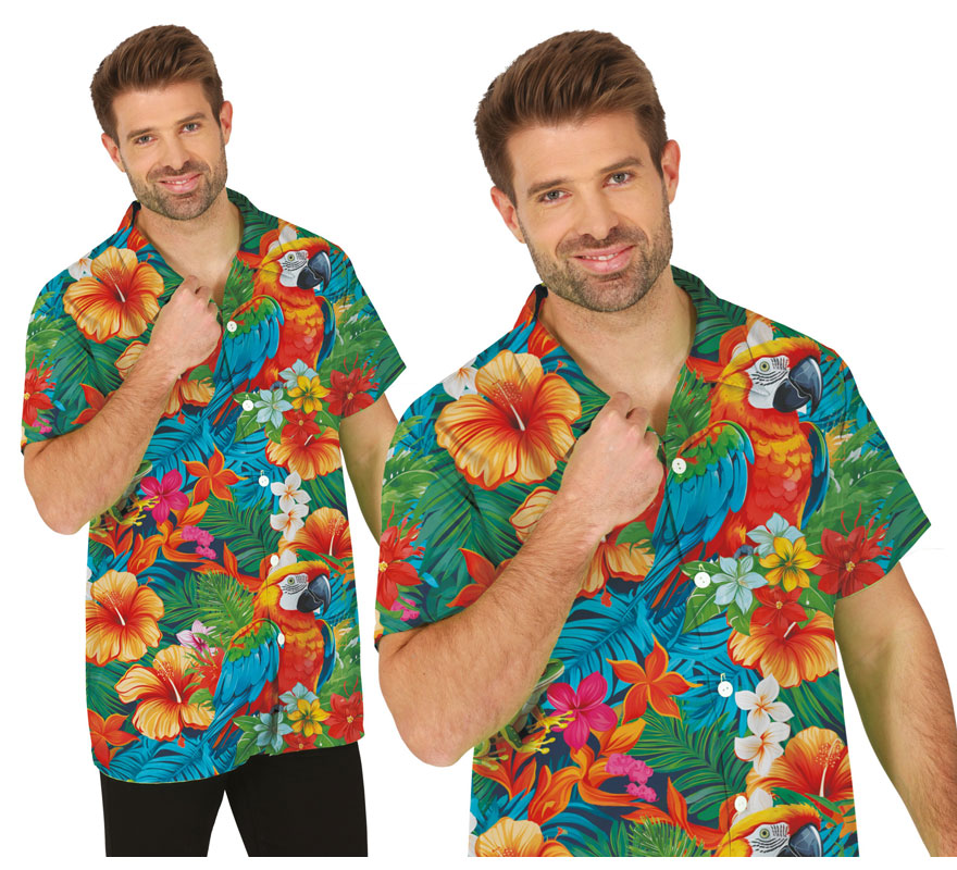 Adult multicolour flower shirt