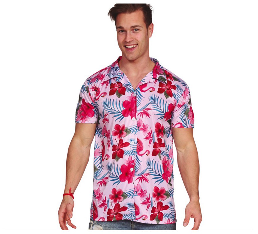 Camisa Hawaiana de Flamenco para hombre