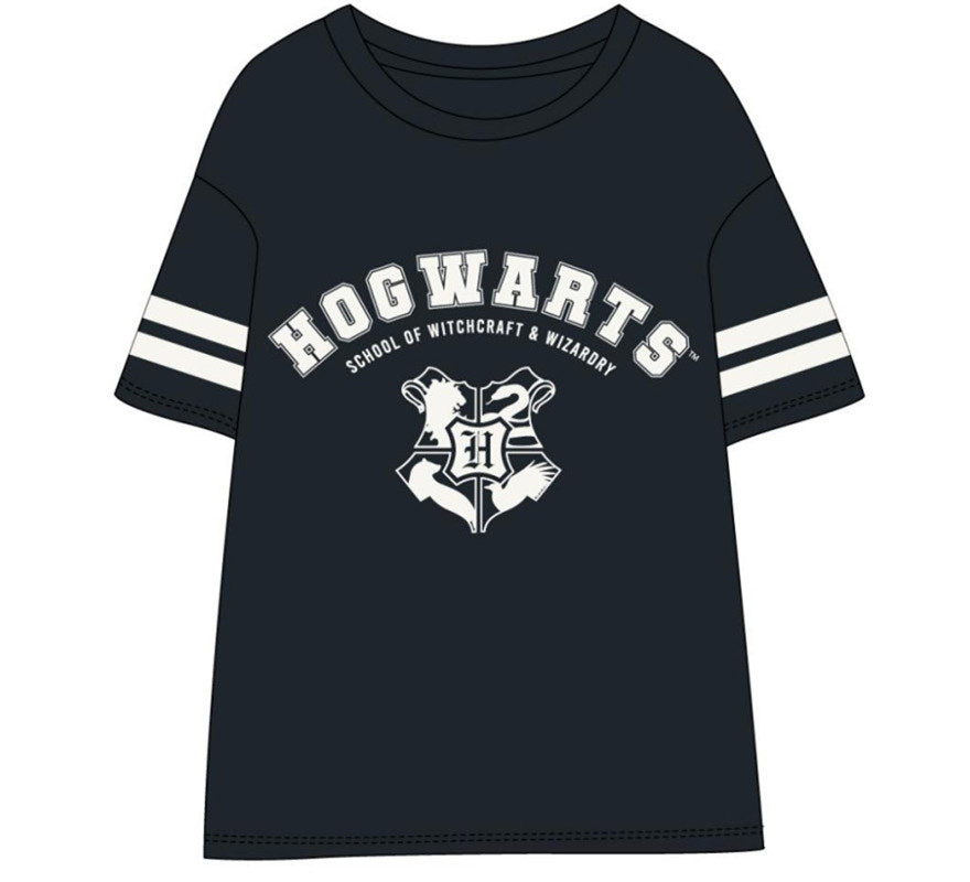 Camiseta curta Harry Potter Hogwarts Crest