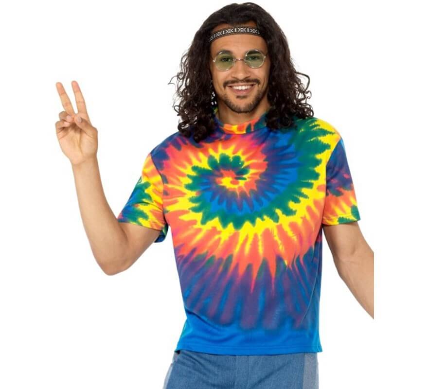 Camicia multicolore hippie per uomo. camicia hippie. 