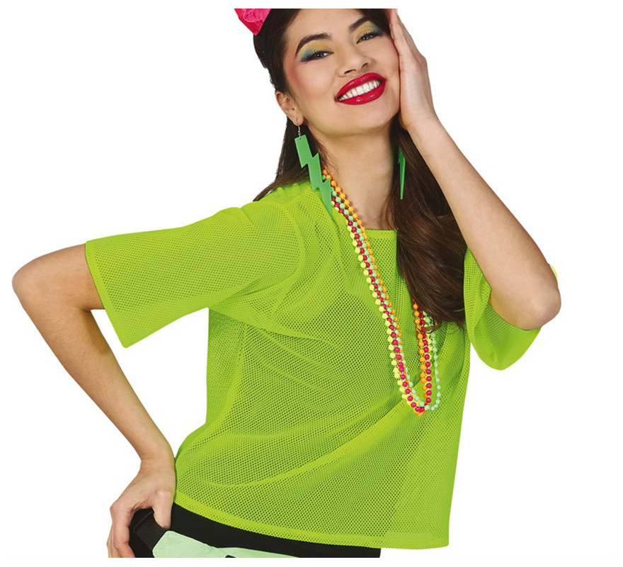 Neon mesh or mesh t-shirt in various colors