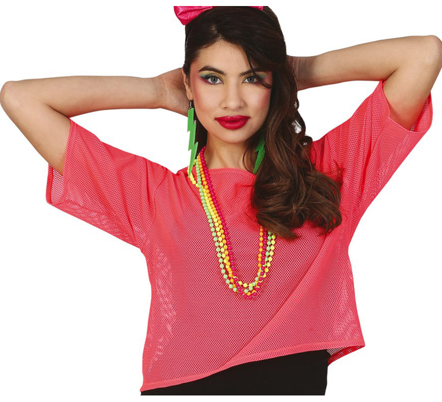 Neon mesh or mesh t-shirt in various colors