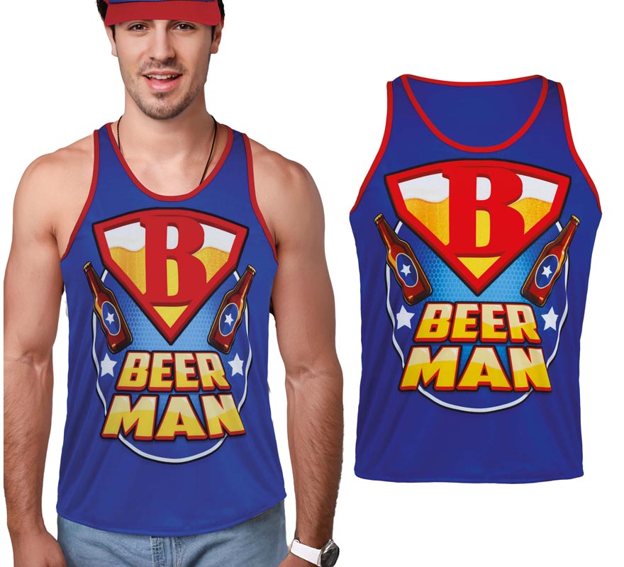 Camiseta de Tirantes BeerMan para hombre