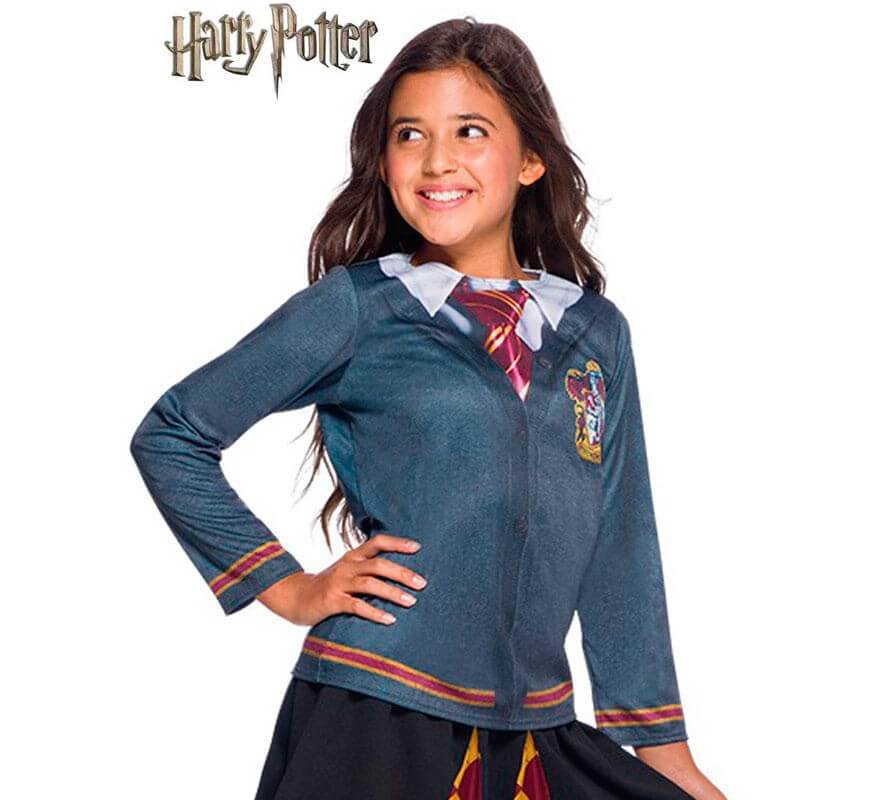 Destreza tristeza Amasar Camiseta Disfraz de Gryffindor Harry Potter para niña