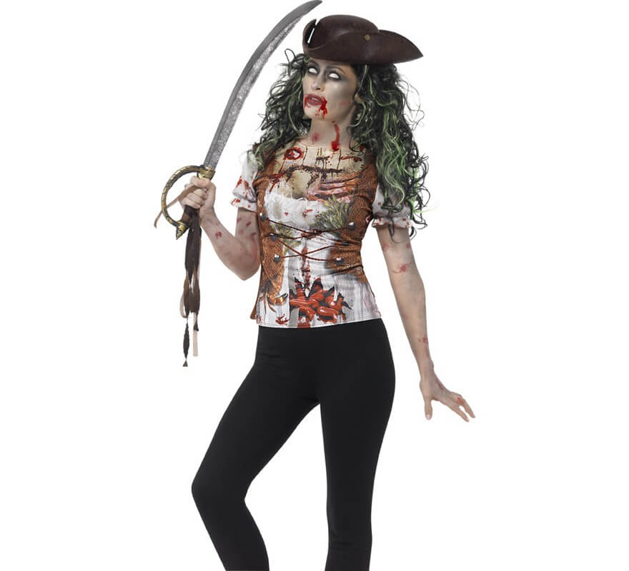 Costume da pirata zombi per una donna