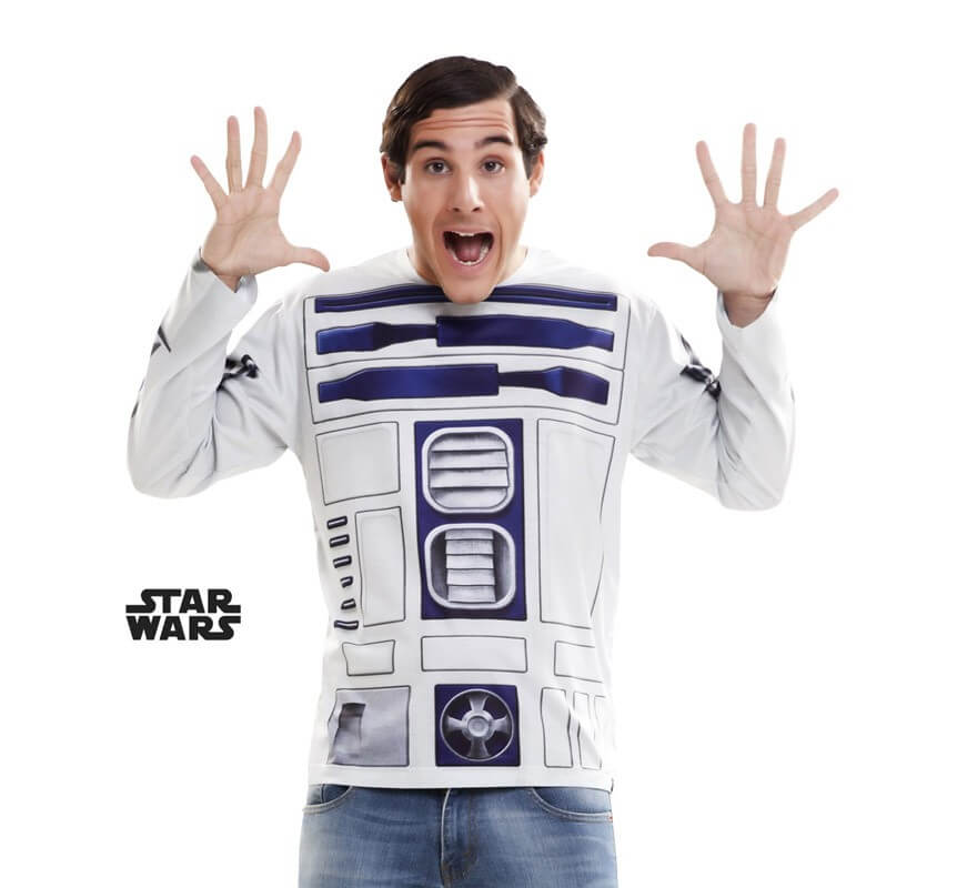 martes Australia Con qué frecuencia Camiseta disfraz R2-D2 de Star Wars para hombre