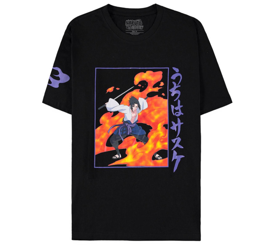 Naruto Sasuke Fire T-shirt