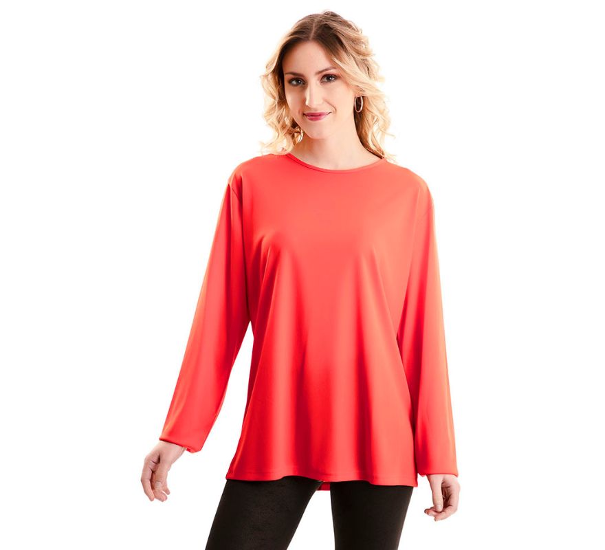 Camiseta tamanho único feminino em várias cores