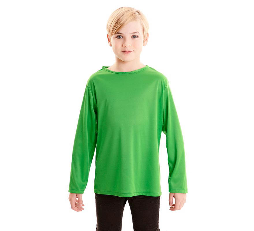 por favor confirmar Niño Inmuebles Camiseta Verde para niños